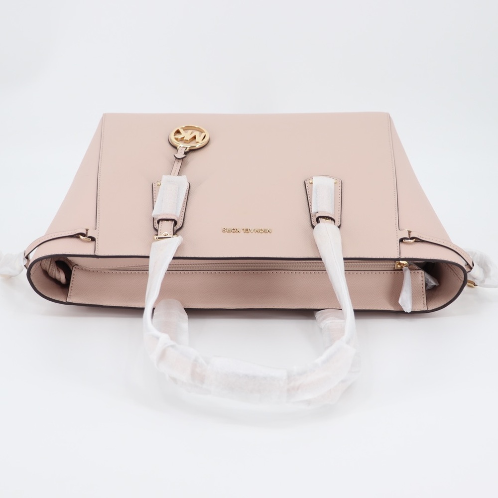 Brand New Michael Kors Voyager Saffiano Leather Tote Pink - Picture 7 of 12